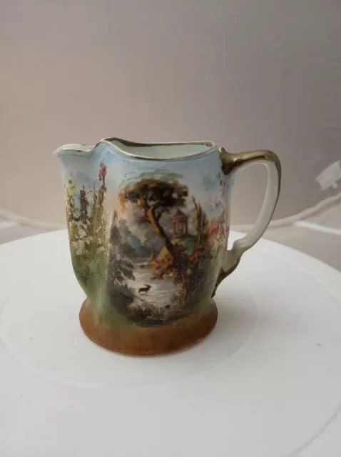 Royal Bayreuth bavaria tapestry creamer hand painted castle on the hill