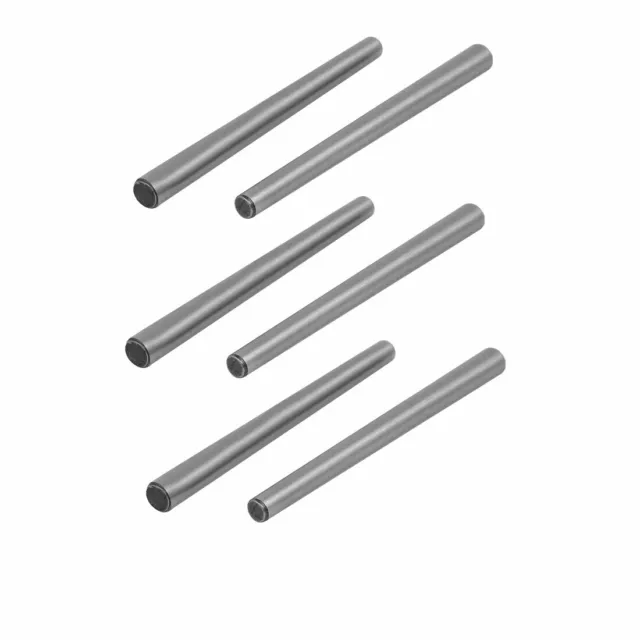 Acier carbone GB117 45mm Long 3mm Dia goupille conique 6pcs