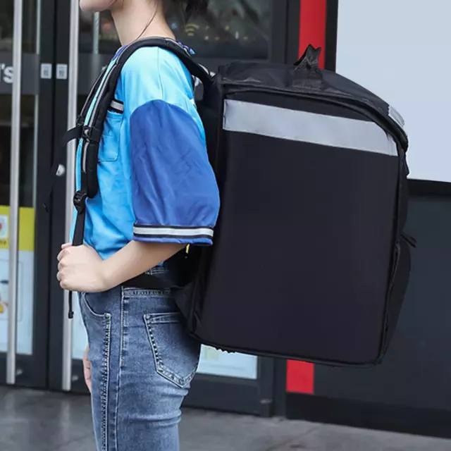 Large Food Delivery Backpack Insulated Thermal Food Bag  for Travel Outdoor