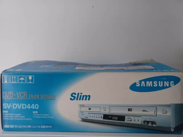 Samsung SV-DVD440 - DVD Player + VHS Video Recorder - VCR Kombigerät NEU/OVP