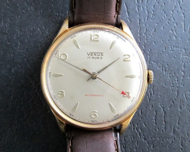 VENUS 17 RUBIS Antimagnetic Vintage Mechanical Hand Winding Men s