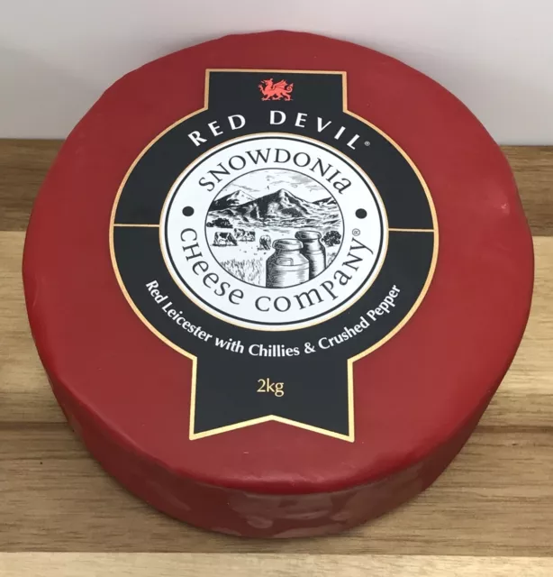 Snowdonia Cheese Company Red Devil Cheese 6 X 200g Red Leicester Chilli Peppers