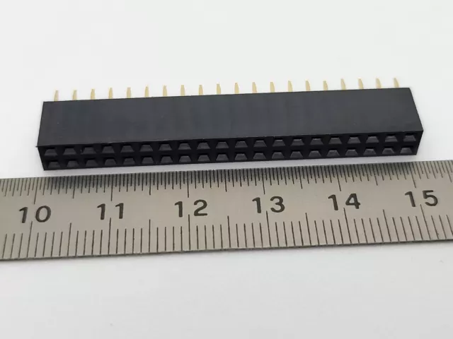 Connecteur GPIO 40 broches, 2x20 tête femelle 2,54 mm à souder - Raspberry Pi