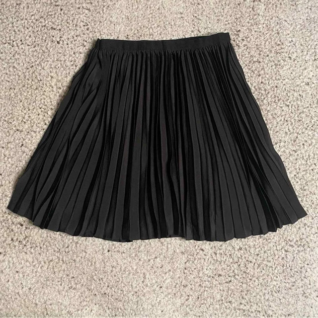 Jason Wu for Target Size 10 Black Polyester Lined Zip Up Pleated Skirt