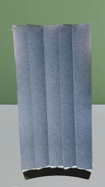 Buzzi Space Trennwand Sichtschutzwand Raumteiler blaugrau 100x40x190 Büro tw0054