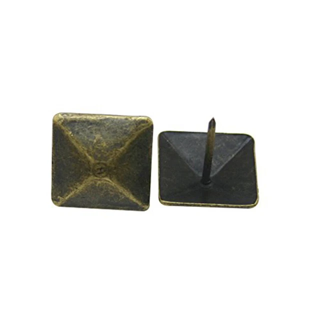80 Pcs Antique Brass Pushpin Decorative Thumb Tacks Decorate