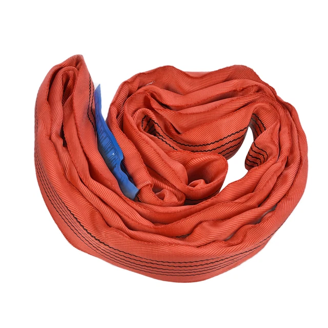 (6,56 piedi) 5T imbracatura di sollevamento rotonda PES cinghia ad anello infinito cinghia rigging