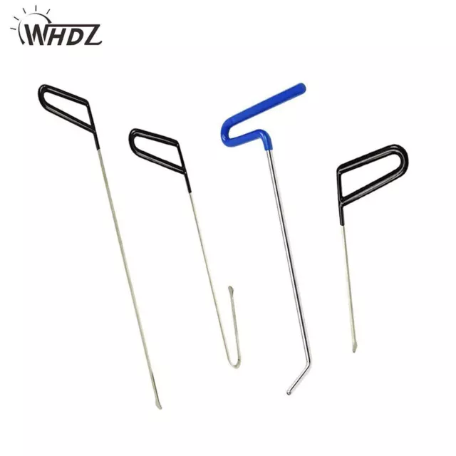 WHDZ 4 pcs Car Dent Removal Puller Tools Auto Body Push Rods Hail Repair kits