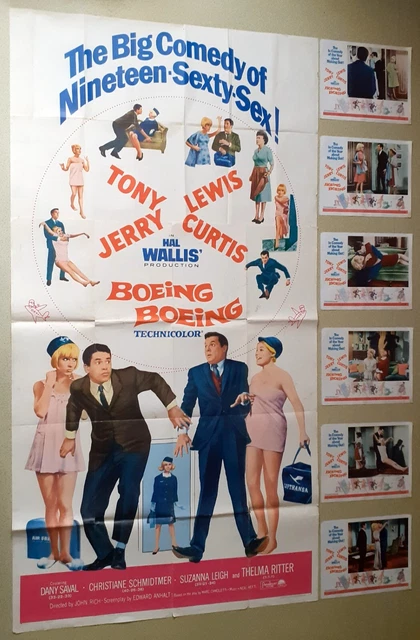 Boeing Boeing.tony Curtis.jerry Lewis.affiche+Photos