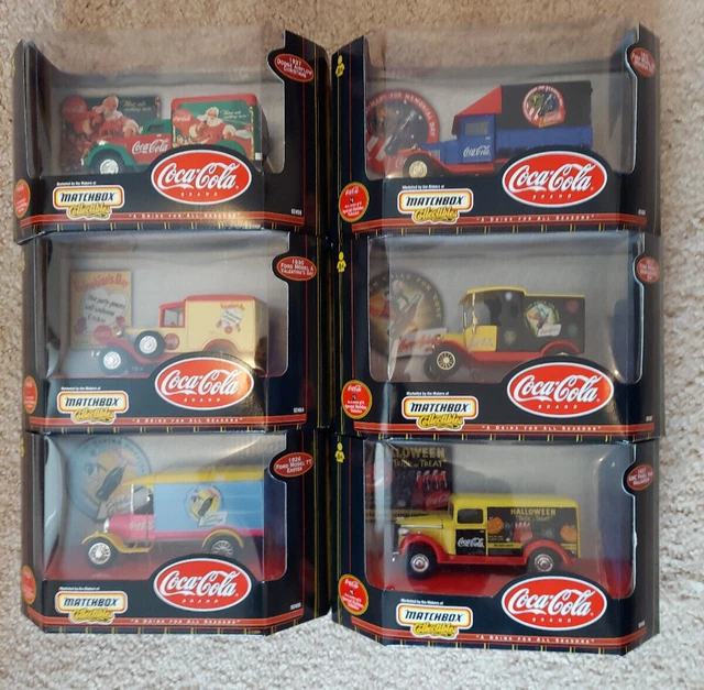 1999 Matchbox Collectibles Coca Cola Special Holiday Vehicles diecast Set of 6