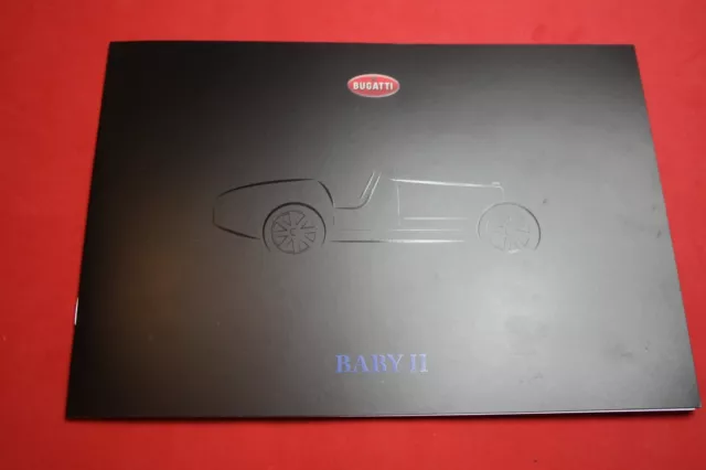 BUGATTI Genf 2019 Presse Prospekt *  Baby II * brochure Neu Chiron