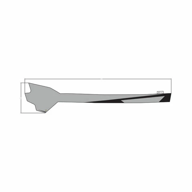 Polaris 7186605 DECAL-DOOR TOP LH RZR XP Turbo