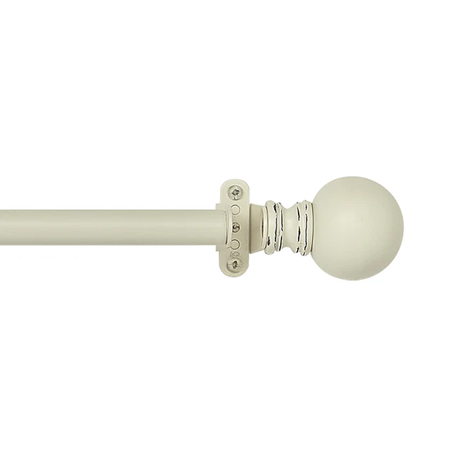Innovative Decorative Room Darkening Wrap Around Rod and Finial, Kerry