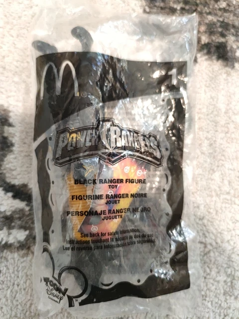 POWER RANGERS DINO Thunder Black Ranger #1 Mcdonalds Happy Meal Toy ...