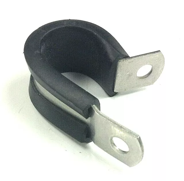 Cushioned Clamps #10 SS/PVC .625" - Part No. STAR-SS-10BP - Pk of 25