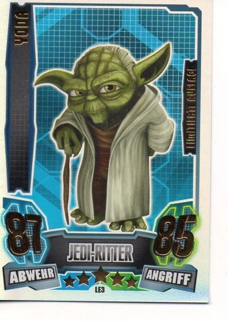 Star Wars Karten Serie 4 Limitierte Auflagen FORCE ATTAX STAR Wars Serie 4 Yoda Limitierte Auflage Topps EUR 1,00