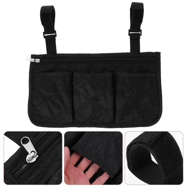 2 Pcs Tasche Auf Rädern Seitentasche Für Rollstuhl Hängende