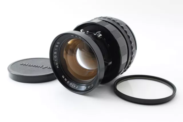 【EXCELENTE +5】 Mamiya Sekor 100 mm f/2,8 puntos azules para prensa universal súper de Japón