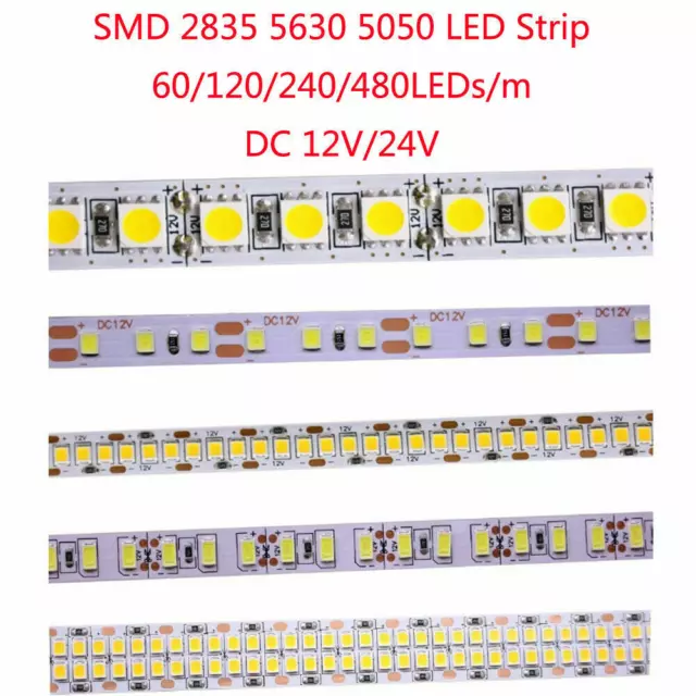 5m LED Strip RGB Band Licht 2835/5050/5630/5730 smd Streifen Leiste Lichterkette