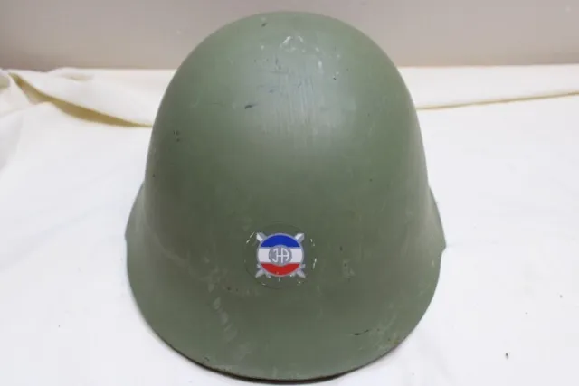 Yugoslavian War Serbian M59 Steel Helmet Covered Red Star Military Army JNA W6