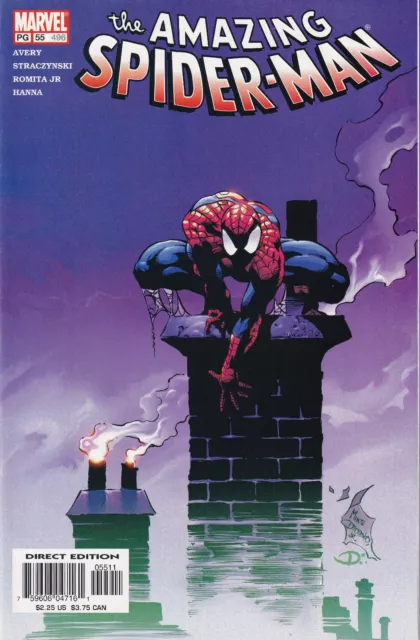 THE AMAZING SPIDER-MAN Vol. 2 #55 September 2003 (#496) MARVEL Comics - Ezekiel