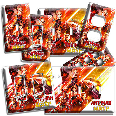 Ant Man And The Wasp Nano Superhero Light Switch Wall Plate Outlet Room Hd Decor