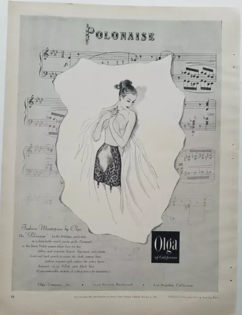 1959 women's Nemo walk away high waist girdle garters vintage fashion ad 