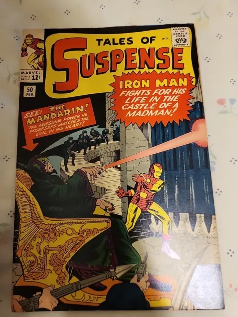 Tales of Suspense #50 VG+ 4.5 1964 1st app. Mandarin