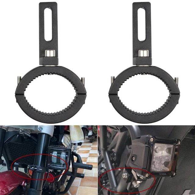 Newwyt Cadre De Plaque D'immatriculation Motos Tags HolderBlack Support En Aluminium Robuste Universel Pour Moto ATV Scooter Aluminium