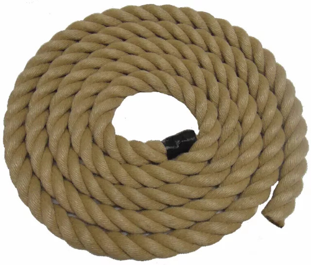 10MTS x 24MM THICK FOR GARDEN DECKING ROPE, POLY HEMP, HEMPEX, SYNTHETIC HEMP