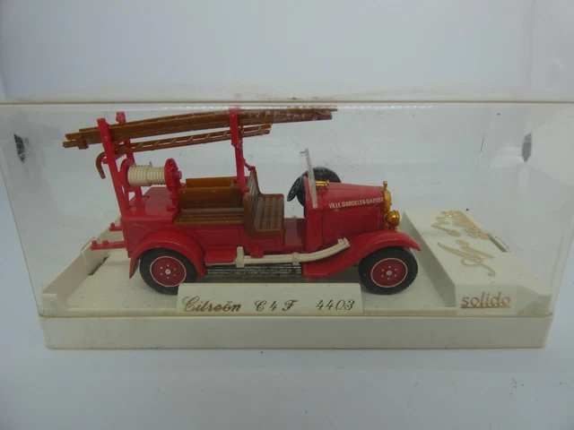 Miniature Solido MVI Micarola 1/43 – Citroën C4F Pompiers Carcassonne – Occasion