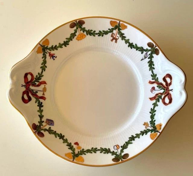 Royal Copenhagen Starfluted Christmas Large Plate 28.5cm Bone China with Box