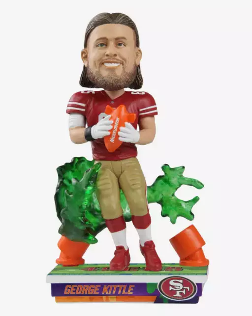 George Kittle San Francisco 49ers Slime Zone Bobblehead NFL Football