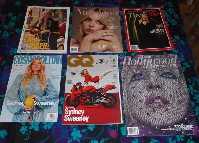 SYDNEY SWEENEY - Hollywood Reporter/Cosmo/British Gq/Time/C/Angeleno