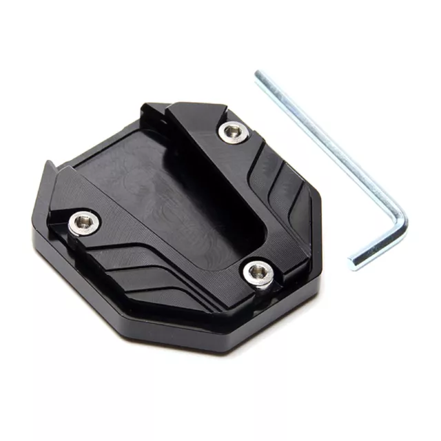 Aluminum Alloy Motorcycle Kickstand Foot Side Stand Extension Pad Support Plate