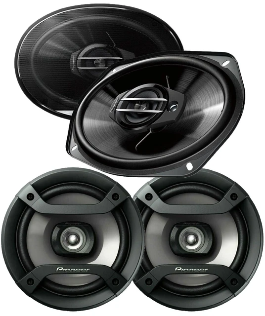 2X PIONEER TSG6930F 6x9" 3Way 400W + 2x SP165 6.5" 200W 2Way Car