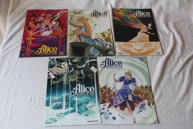 ALICE EVER AFTER issues 1 - 5 NM complete comic series SET LOT BOOM STUDIOS NEW