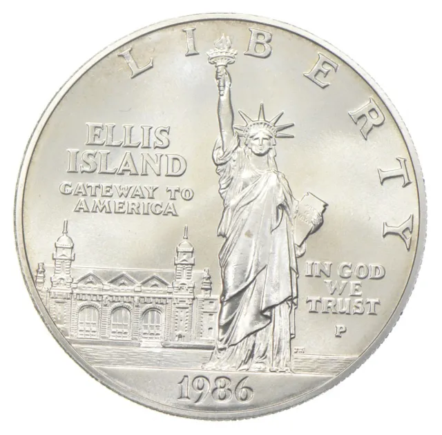 1986-P Unc Statue of Liberty Commemorative Silver Dollar $1 *0620