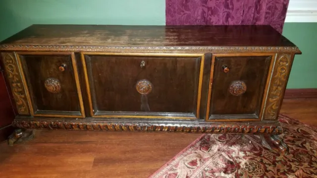 Antique Renaissance Make up Cabinet with extras.Circa 1890 GORGEOUS! UNIQUE!