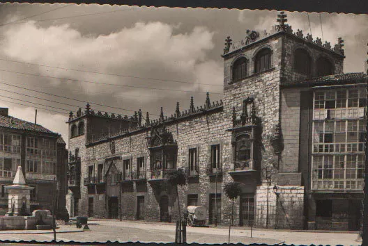 Antigua Postal Burgos Casa Del Cordon Castilla Y Leon Postcard Postkarte Cc01519