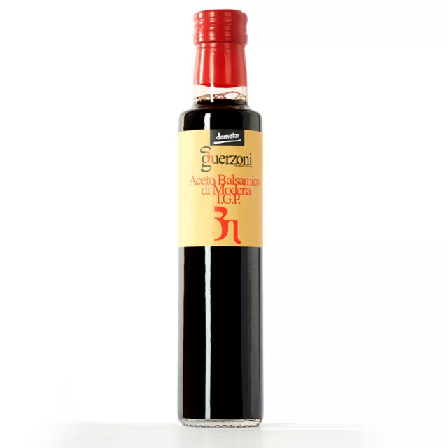 (22,00€/1l) Guerzoni Aceto Balsamico di Modena I.G.P.  Rosso - 500 ml, Bio, Deme