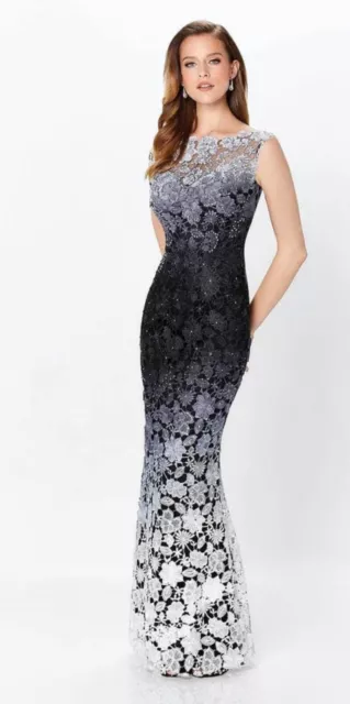 NWT Montage by Mon Cheri 119958M Ombre Lace Mother of the Bride all sizes $598