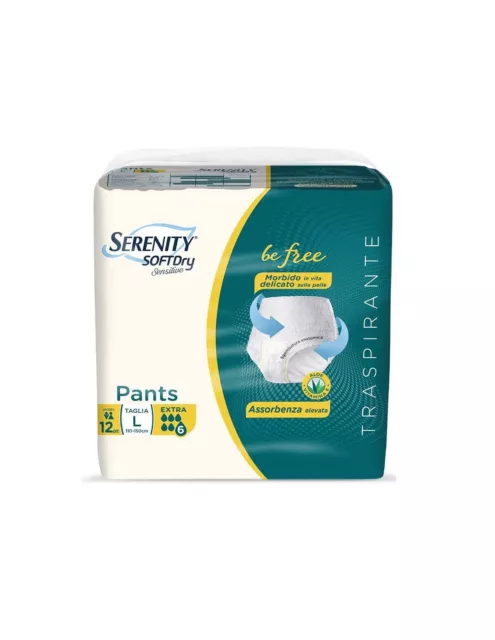 Serenity Softdry Sensible Tena Pants Plus Bragas Absorbente Extra 12pzL