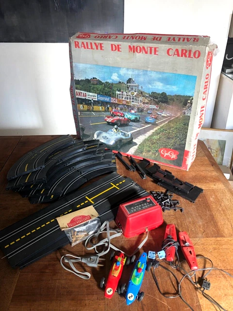 CIRCUIT RALLYE DE monte carlo GÉGÉ voiture de course jouet ancien vintage EUR 499,00 - FR