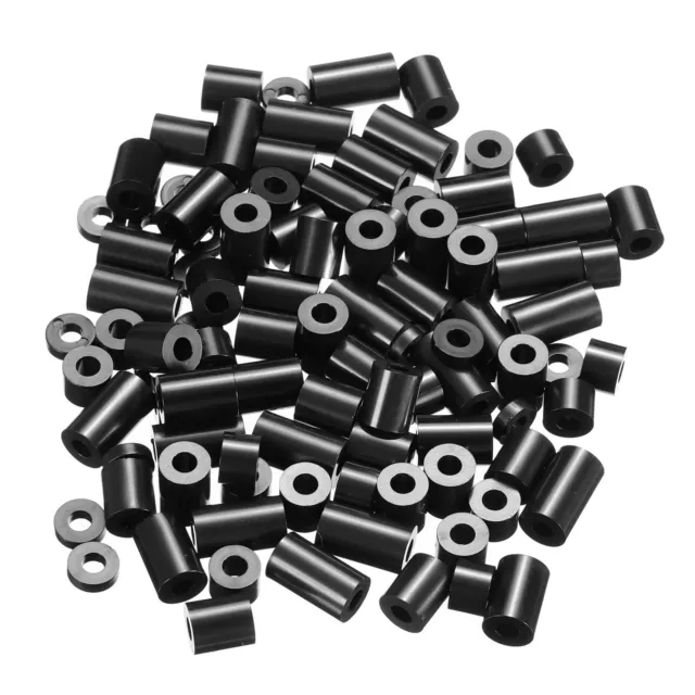Rond Entretoise Rondelle 100 Paquet 2, 5, 8, 10, 12mm Long pour M3 Vis Bloc