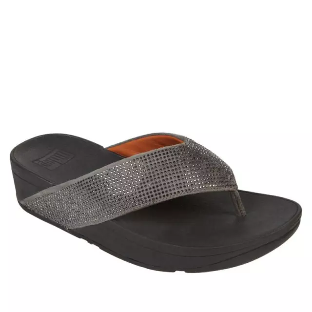 FitFlop Ritzy Toe Thong Sandals Choose Sizes colors Grey, Black,Blue M57-054 NEW