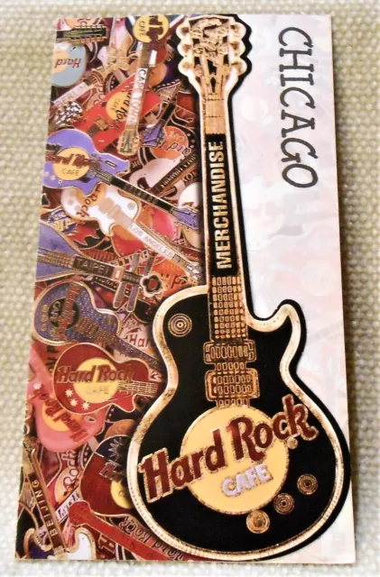 Hard Rock Cafe Chicago Merchandise Pamphlet Brochure - See Pictures