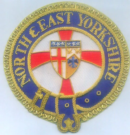 UK Britain Yorkshire Masonic Fraternal Chapter Society Mason Lodge Town Patch