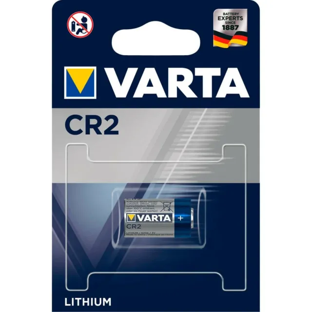 Varta CR2 Lithium Photo Batterie 1er Blister 920mAh 3V Foto 6206 CR