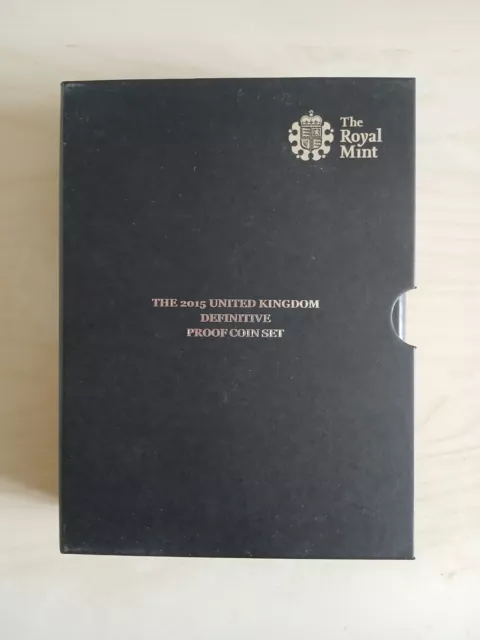 2015 Royal Mint UK Proof Coin Set - Definitive and Base Edition - 16 Coins